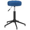 vidaXL Cadeiras de jantar girat&oacute;rias 2 pcs veludo azul