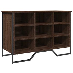 vidaXL Sapateira 90x38x61,5 cm derivados de madeira carvalho castanho