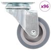 vidaXL 96 pcs rodas girat&oacute;rias 50 mm