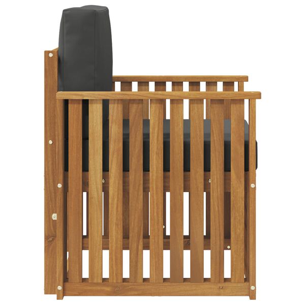 vidaXL Conjunto de Sof&aacute;s para Exterior Natural 71 x 63 x 73 cm