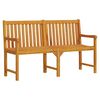 vidaXL Banco de jardim 150 cm madeira de ac&aacute;cia maci&ccedil;a