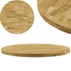 vidaXL Tampo de mesa madeira de carvalho maci&ccedil;a redondo 44 mm 900 mm