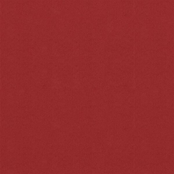 vidaXL Tela de varanda 120x600 cm tecido Oxford vermelho