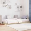vidaXL Estrutura de cama de ch&atilde;o Sonoma 100 x 200 cm