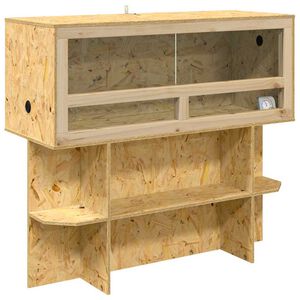 vidaXL Terr&aacute;rio Castanho 100 x 40 x 90 cm OSB