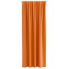 vidaXL Cortinas Blackout com Argolas 2 pcs Laranja Brilhante