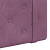 vidaXL Cabeceira Suspensa Roxo 210 x 55 x 5 cm Veludo