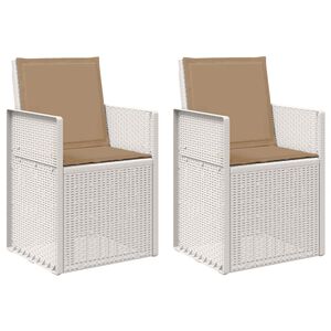 vidaXL Cadeiras de Jantar para Jardim 2 unid. PP