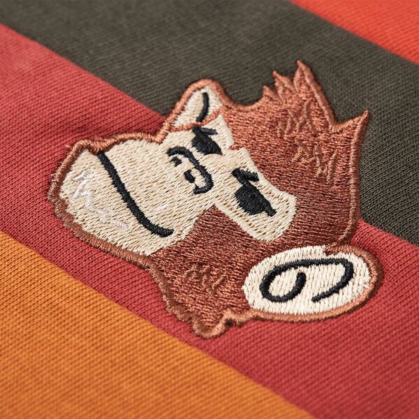 Sweatshirt para crian&ccedil;a laranja 116