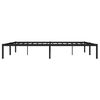 vidaXL Estrutura de cama 183x213 cm metal preto