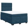 vidaXL Cama boxspring com colch&atilde;o 120x200 cm veludo azul