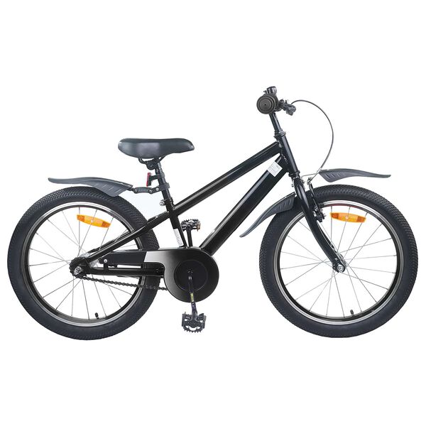 vidaXL Bicicleta Infantil 20 Polegadas para 6-11 Anos Preto