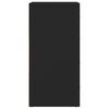 vidaXL Aparador 60x39x80 cm derivados de madeira preto