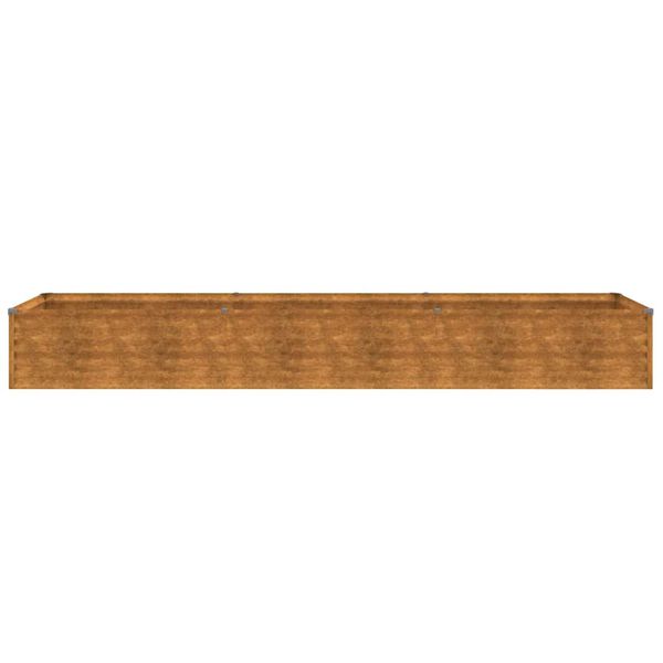 vidaXL Canteiro elevado de jardim 291x50x36 cm A&ccedil;o Corten