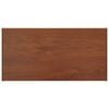 vidaXL Soleira de Janela Madeira Marrom 100 x 40 x 4,5 cm PVC
