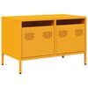 vidaXL M&oacute;vel de TV 68x39x43,5 cm a&ccedil;o laminado a frio amarelo mostarda