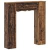 vidaXL Moldura de Lareira Madeira antiga 102 x 20 x 102 cm