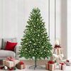 vidaXL &Aacute;rvore de Natal com 300 LEDs com suporte Verde 210 cm PE