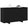 vidaXL Buffet Carvalho preto 120 x 41 x 75 cm Madeira processada