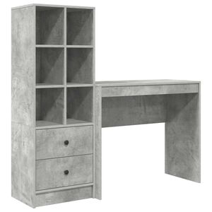 vidaXL Mesa Cinzento 135,5 x 40 x 127 cm 2 unid.