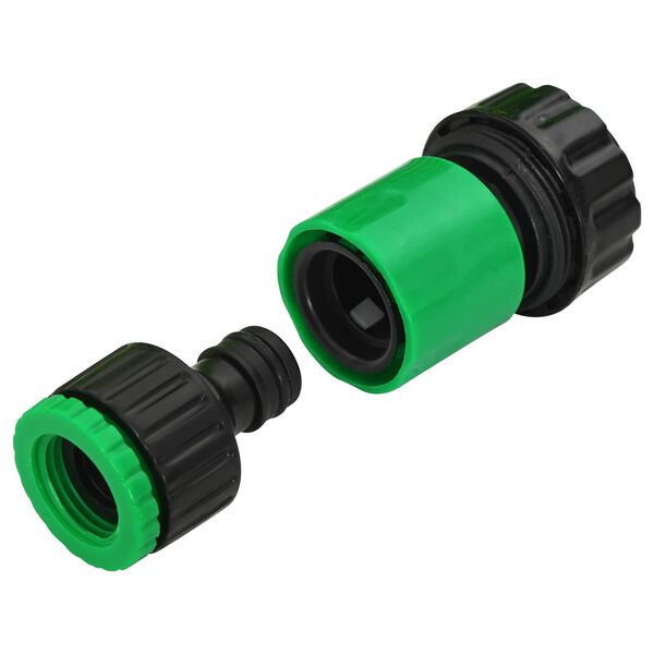 vidaXL Mangueira de Jardim 5 Camadas Verde e Amarelo 1 / 2'' 10 m PVC