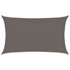 vidaXL Para-sol estilo vela 160 g/m&sup2; 5x8 m PEAD antracite