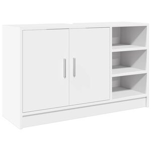 vidaXL Arm&aacute;rio de lavat&oacute;rio 90x29x55 cm derivados de madeira branco