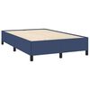 vidaXL Cama box spring c/ colch&atilde;o e LED 120x190 cm tecido azul