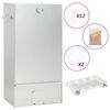 vidaXL Defumador p/ churrasqueira c/ gerador fumo frio a&ccedil;o galvanizado