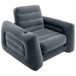 Intex Cadeira convert&iacute;vel em cama 117x224x66 cm cinzento-escuro