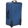 vidaXL 5 pcs conjunto malas de viagem tecido azul
