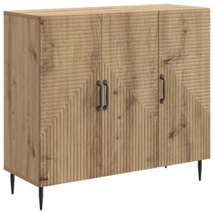 vidaXL Buffet Carvalho Arttisan 89 x 34,5 x 80 cm Derivados de Madeira