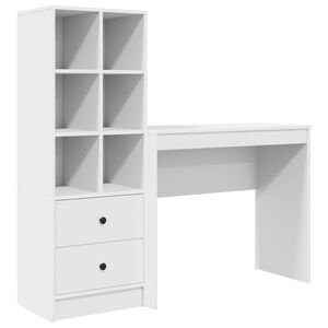 vidaXL Mesa Branco 135,5 x 40 x 127 cm 2 unid.