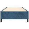 vidaXL Estrutura de cama sem colchão 80x200 cm veludo azul-escuro