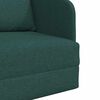 vidaXL Sof&aacute;-Cama 60cm Verde Escuro tecido
