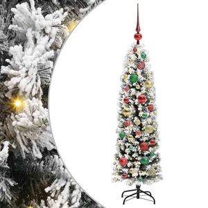 vidaXL &Aacute;rvore de Natal Artificial Verde 120 cm PVC e A&ccedil;o e Pl&aacute;stico
