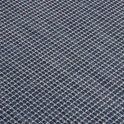 vidaXL Tapete de tecido plano para exterior 200x280 cm azul