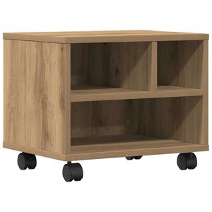 vidaXL Suporte para Impressora Carvalho Artesanal 41 x 32 x 34,5 cm