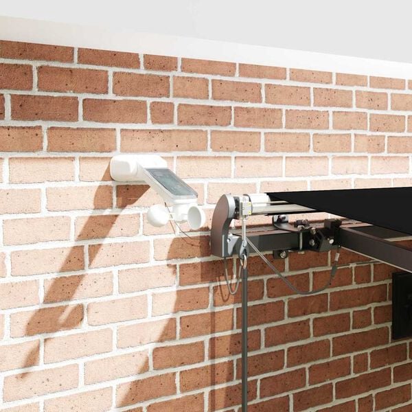 vidaXL Tecido de Toldos com Preto 450 &times; 350 cm Poli&eacute;ster