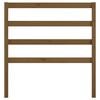 vidaXL Cabeceira de cama 96x4x100 cm pinho maci&ccedil;o castanho mel