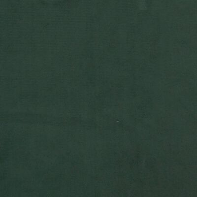 vidaXL Cabeceira de cama veludo 100x5x78/88 cm verde-escuro