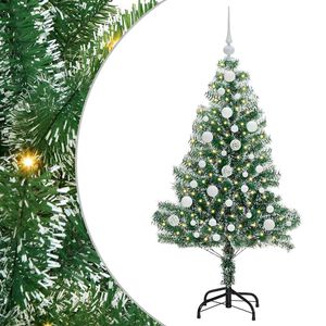 vidaXL &Aacute;rvore de Natal Artificial Coberta de Neve com Luzes de LED
