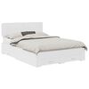 vidaXL Estrutura da Cama Branco 150 x 200 cm Derivados de Madeira