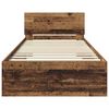 vidaXL Estrutura da Cama Madeira Antiga 90 x 200 cm Madeira processada