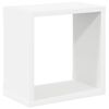 vidaXL Prateleiras parede forma de cubo 2 pcs 26x15x26cm branco/sonoma
