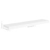 vidaXL Prateleiras de parede suspensas 4 pcs 120x23,5x3,8cm MDF branco