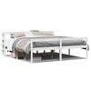 vidaXL Cama para idosos com cabeceira 180x200 cm pinho maci&ccedil;o branco