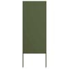 vidaXL Tela de Privacidade para Jardim Verde-oliva 50 x 140 cm