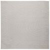 vidaXL Tapetes de &aacute;rea Quadrado Creme 120 x 120 cm
