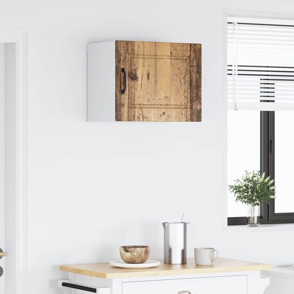 vidaXL Arm&aacute;rio de Cozinha com porta Madeira antiga 50 x 31 x 40 cm